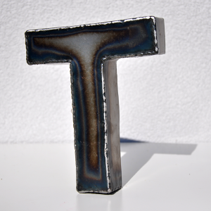 Metall Buchstabe A 15 cm Retro - Feinrost