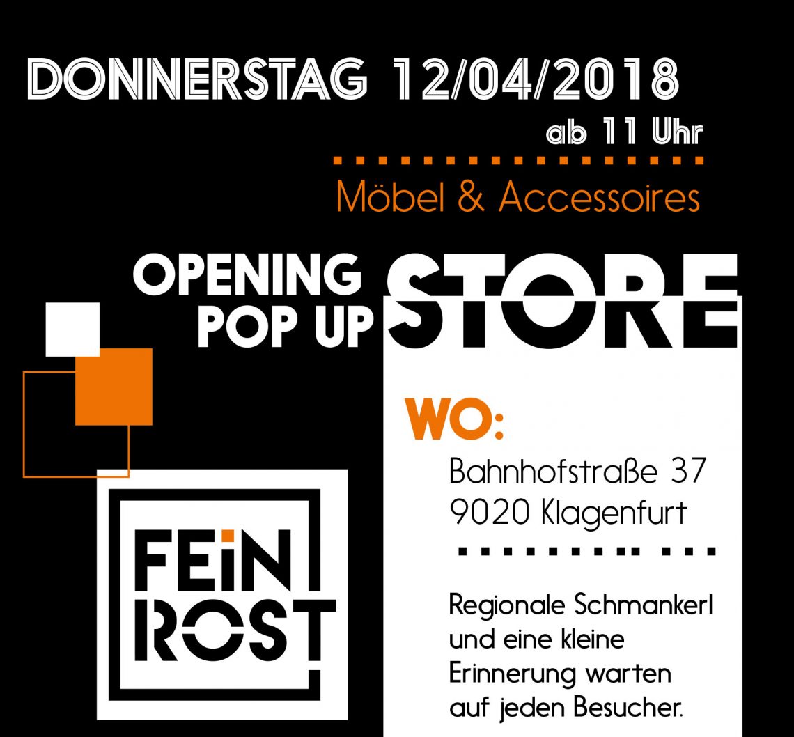 Popupstore Eröffnung Feinrost 2018 FeinrostLADEN